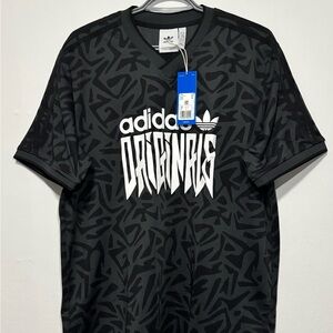🆕 Adidas Men's Black Graphic Jersey